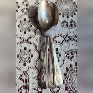 18TH CENTURY BABY SPOON SET MADE IN GERMANY DESIGNED BY WILLIAM ROGERS